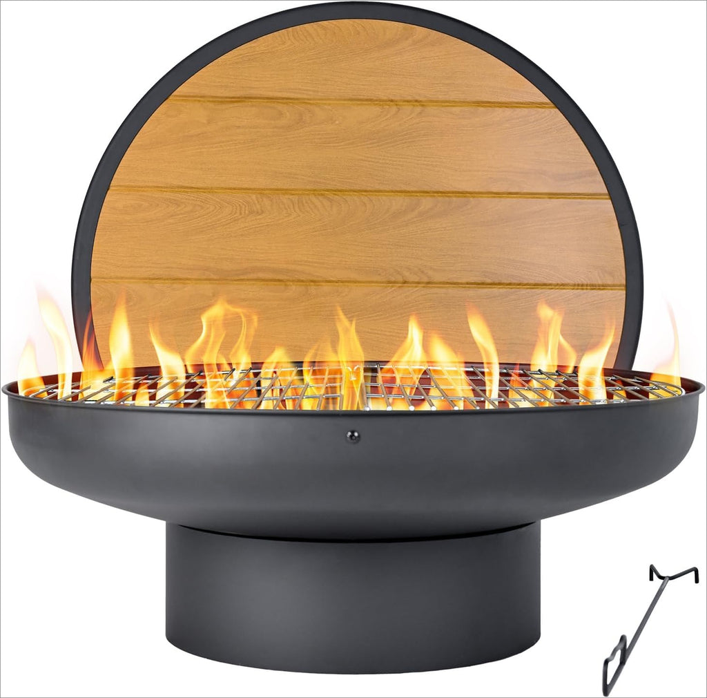 Wood Burning Fire Pit Table