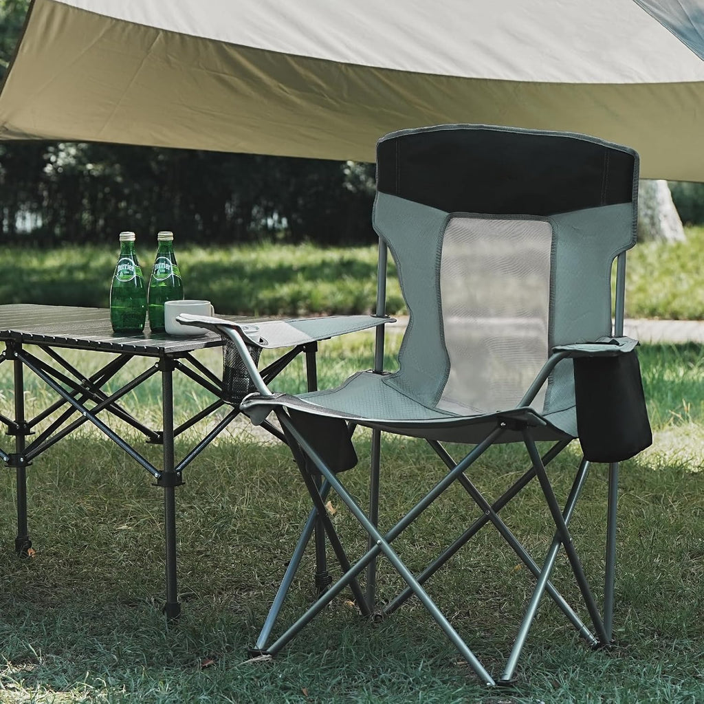 Folding Camping Chair Gray
