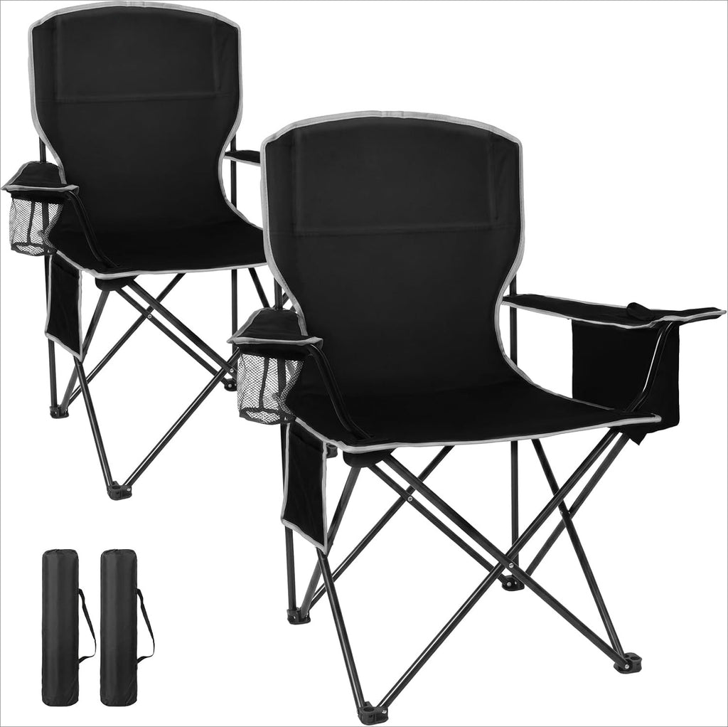 Folding Camping Chair Black