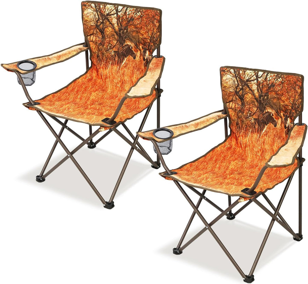 Folding Camping Chair Zebra