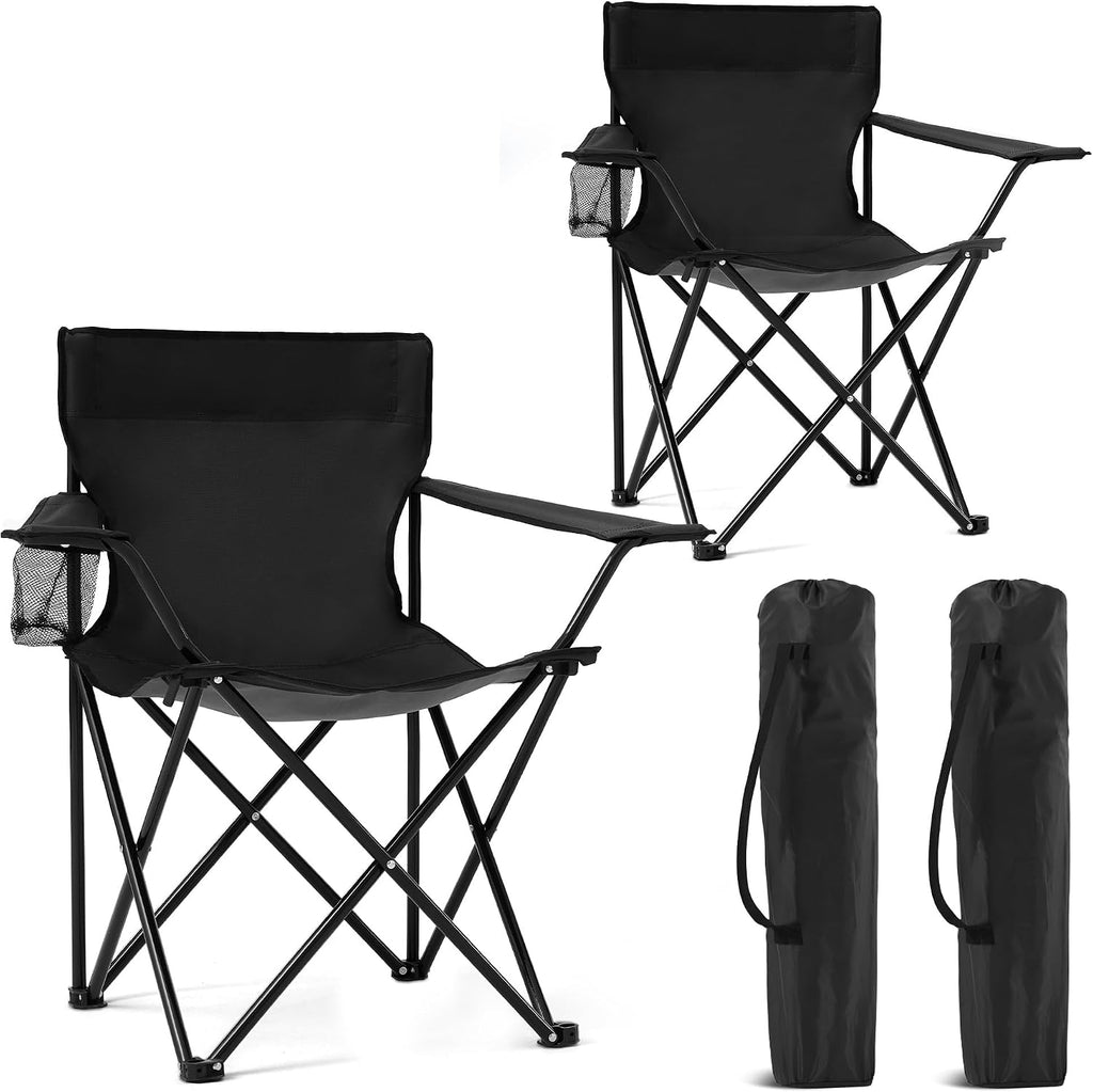 Folding Camping Chair Black