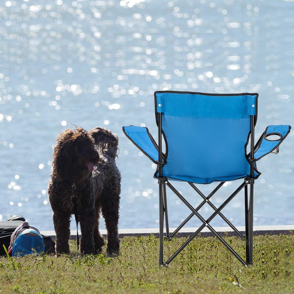 Folding Camping Chair Blue