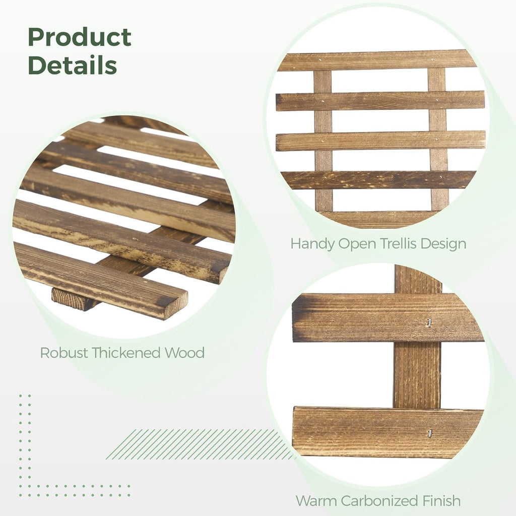 Solid Wood Wall Plant Trellis