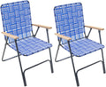 Garden Elements Folding Patio Chair Blue