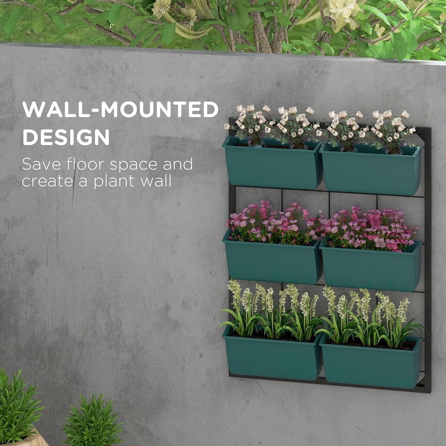 Wall Planter Green