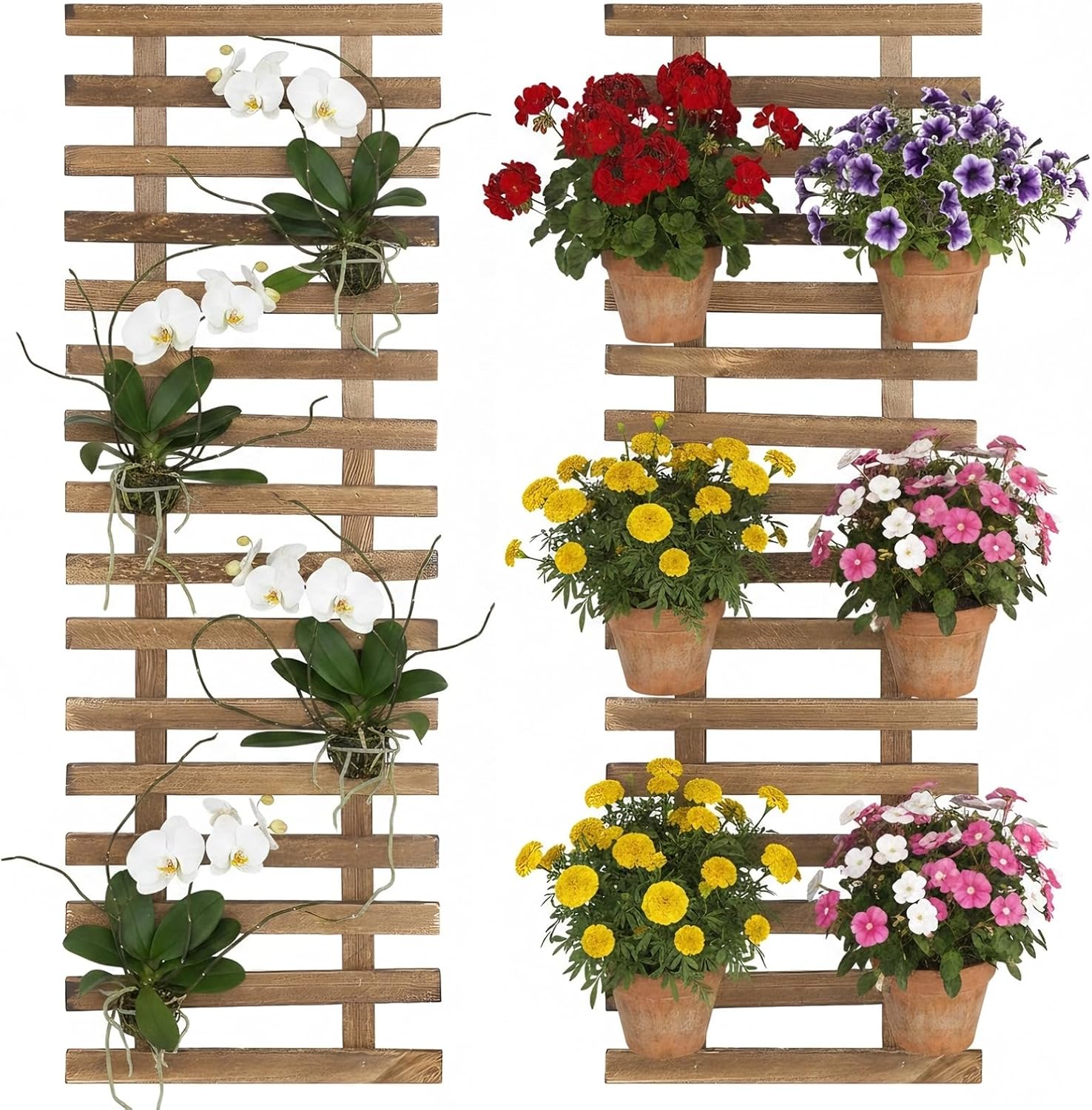 Solid Wood Wall Plant Trellis