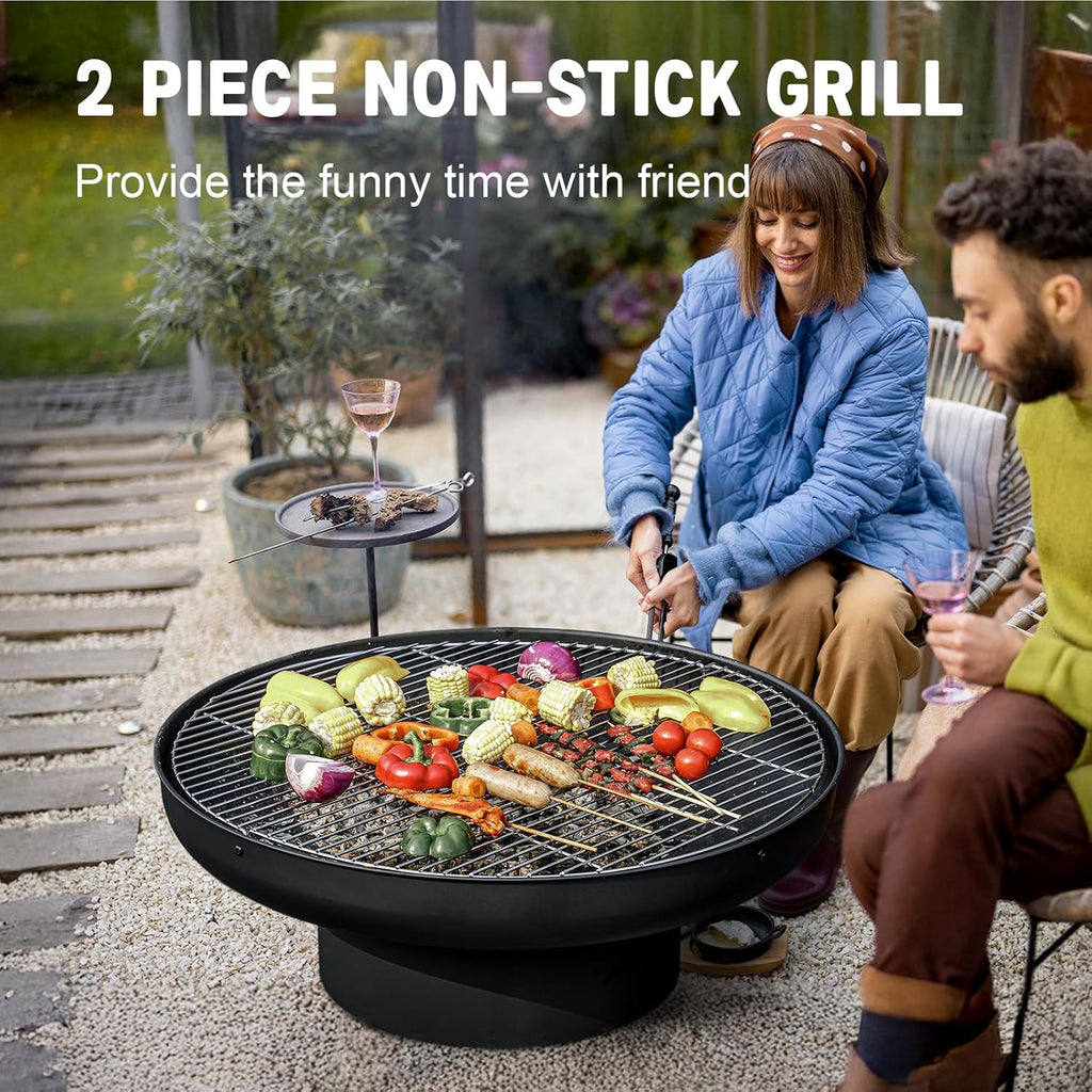 Wood Burning Fire Pit Table